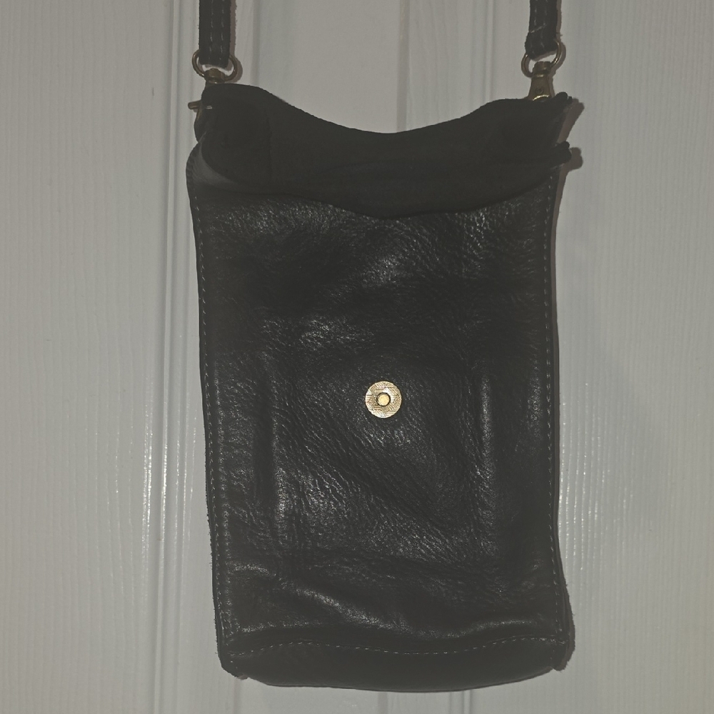 New, Coldwater Creek Full Grain Leather "Just Right" Cossbody Bag - Picture 15 of 16